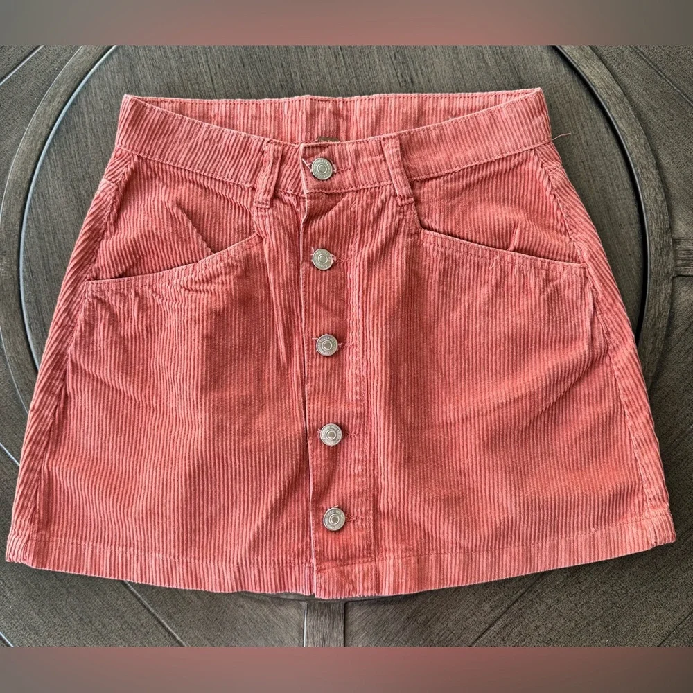 Free People Ray Corduroy Mini Skirt